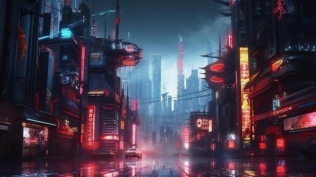 The city of cyberpunk wallpapers