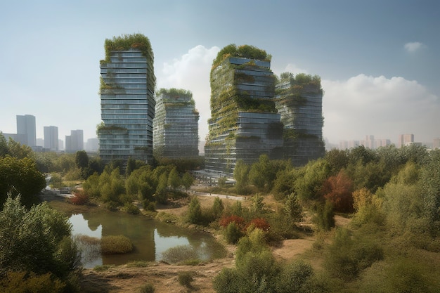 A city dedicated to sustainable engineering and environmental responsibility Urban development