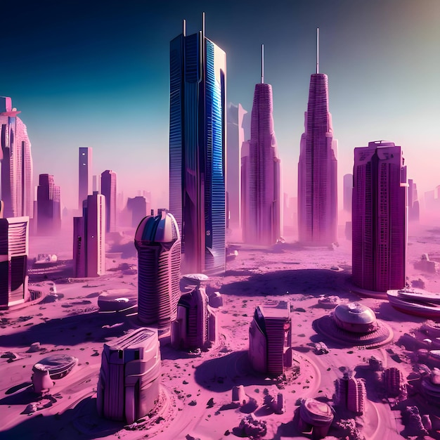 사막 행성에 도시