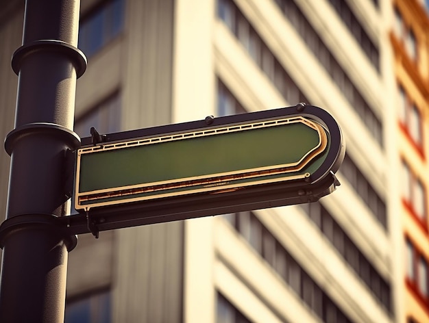 City direction sign photograpy