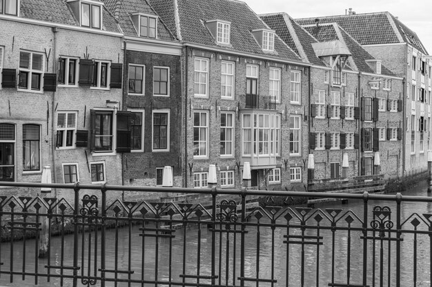 Photo the city of dordrecht in the netherlands