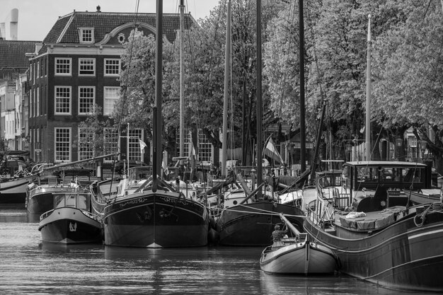 Photo the city of dordrecht in the netherlands