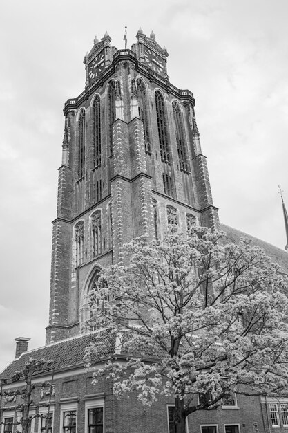 Photo the city of dordrecht in the netherlands