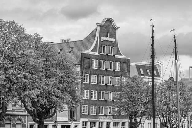 Photo the city of dordrecht in the netherlands