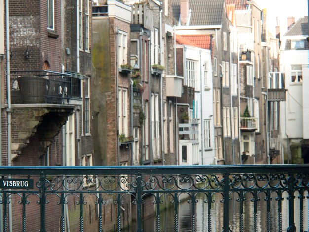 Photo the city of dordrecht