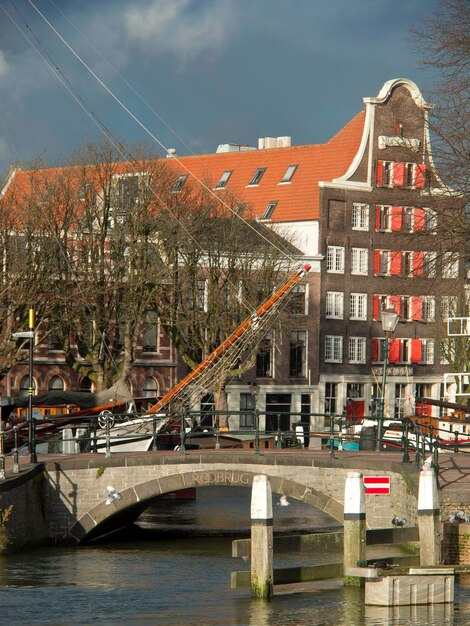 Photo the city of dordrecht