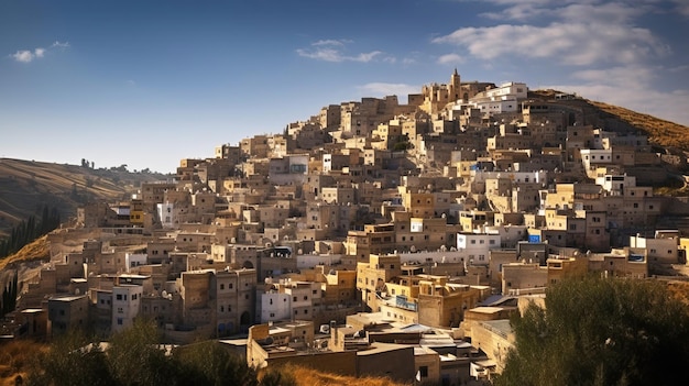 Photo city of el amadia historical tourist building unesco architectural foundation archaeological