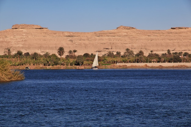 Photo city of el minya in the sahara on the nile, egypt