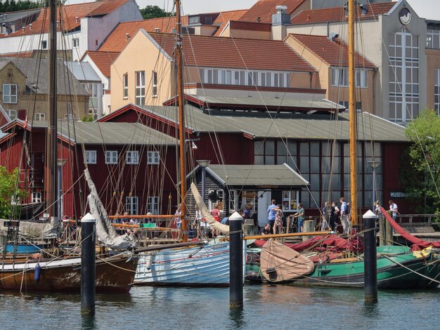 Photo the city of flensburg