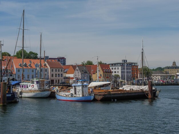 Photo the city of flensburg