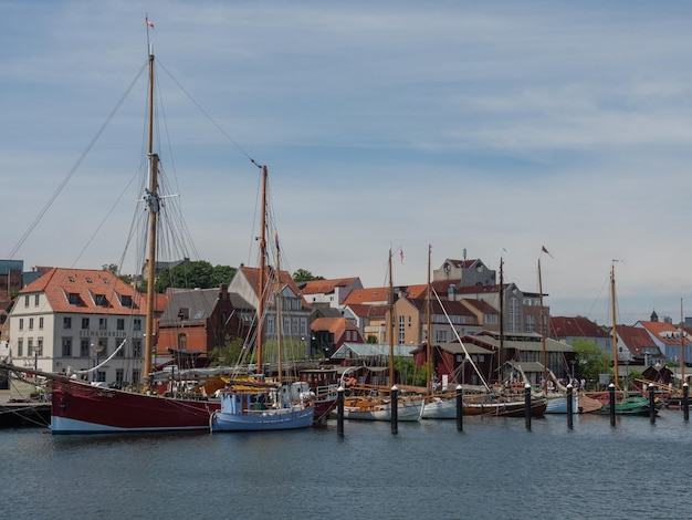 Photo the city of flensburg