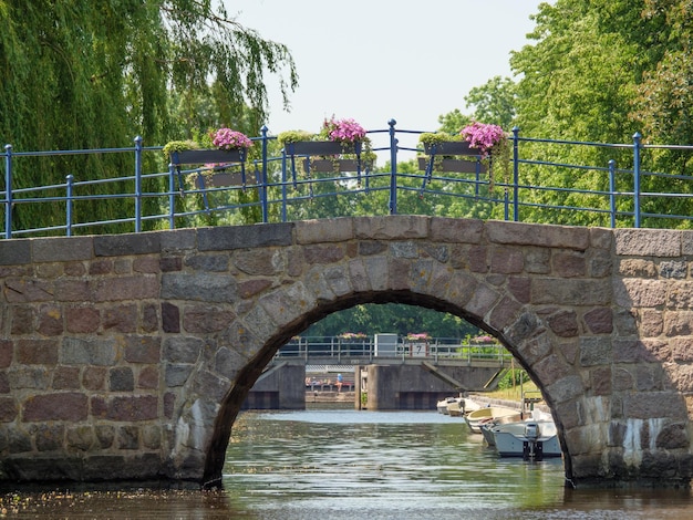 the city of Friedrichstadt in northern germany