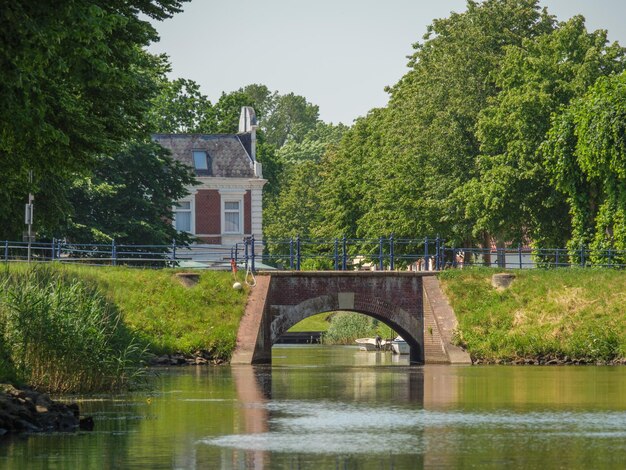 the city of Friedrichstadt in northern germany