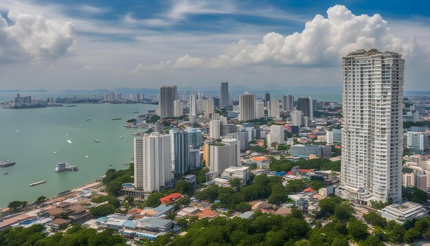 a city from the air