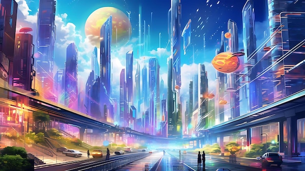 The city of the future by person