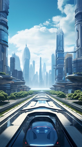 Foto la città del futuro