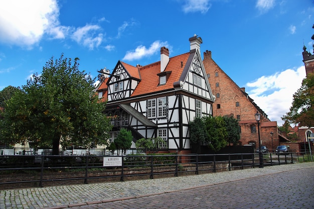 The city of Gdansk in Northern Poland