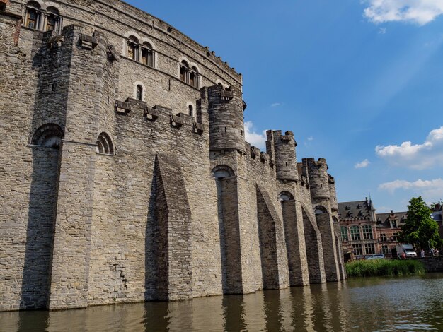 Photo the city of gent in belgium