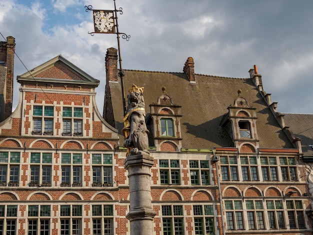 Photo the city of gent in belgium