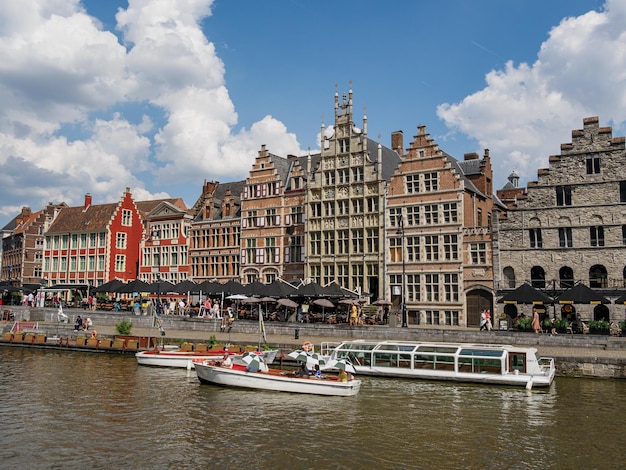 Photo the city of gent in belgium