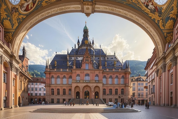 The city hall of heidelberg