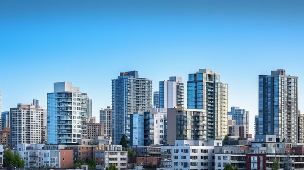 City High Rises in a Modern Skyline