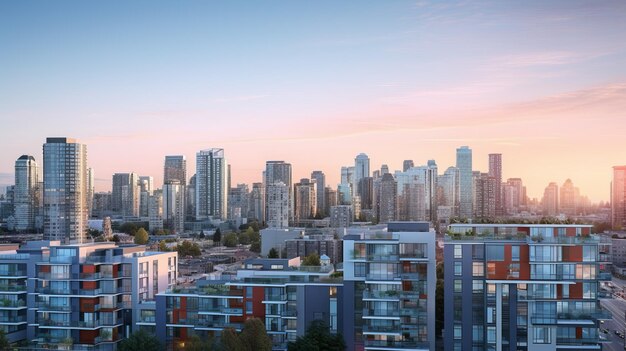 City High Rises in a Modern Skyline