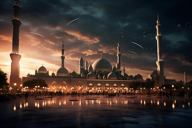 A city is the largest mosque in the world