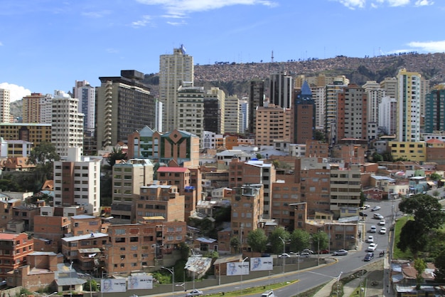 City of La Paz Bolivia