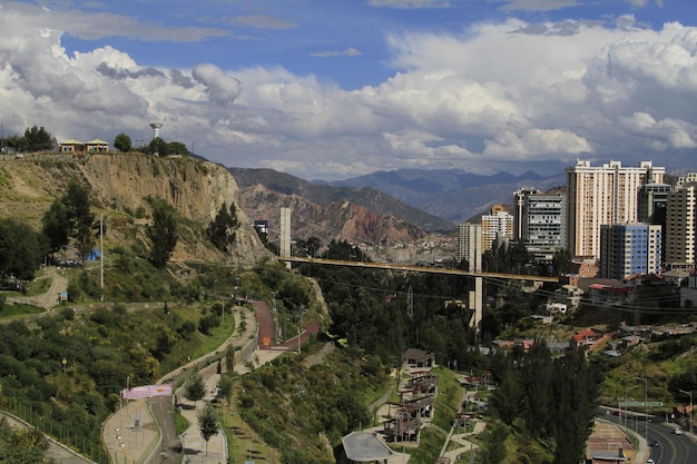 Город Ла-Пас Боливия