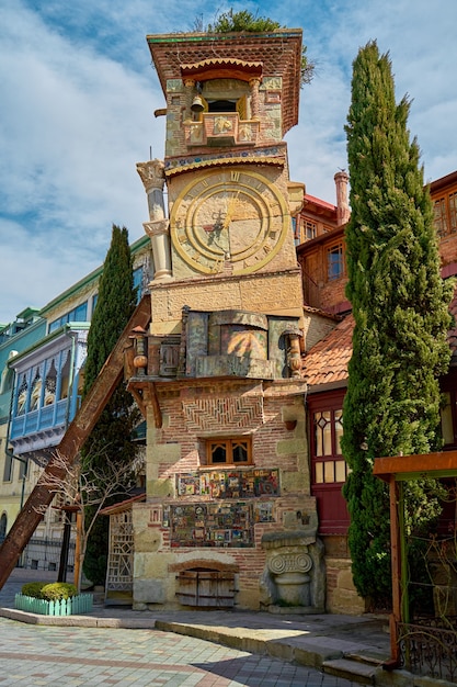 City landmark of Tbilisi. Old puppet theater.