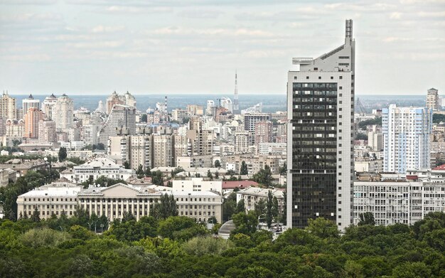 City landscape and buildings