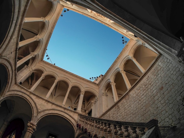 The city loggia in historic centre of Trogir town Croatia