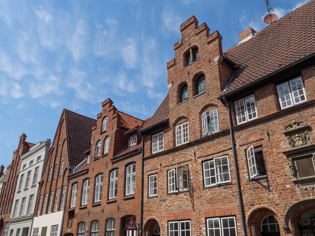 the city of Luebeck in SchlewsigHolstein at the baltic sea