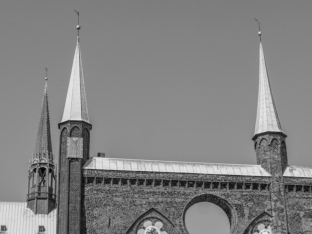 Photo the city of luebeck