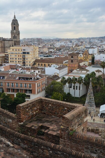 City of Malaga from above