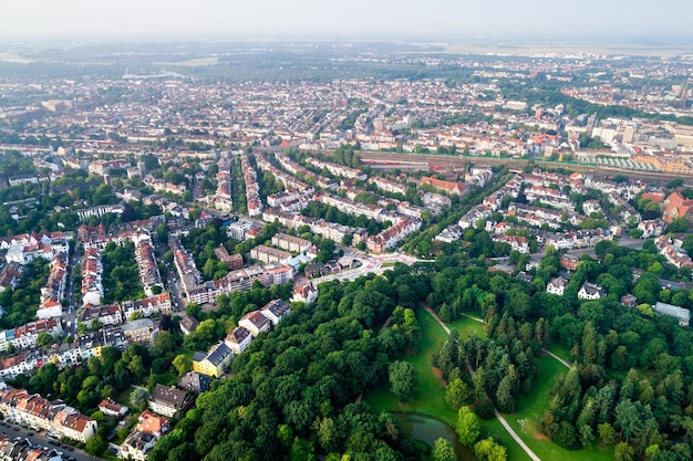 City Municipality of Bremen Aerial FPV drone footage. Bremen is a major cultural and economic hub in the northern regions of Germany.