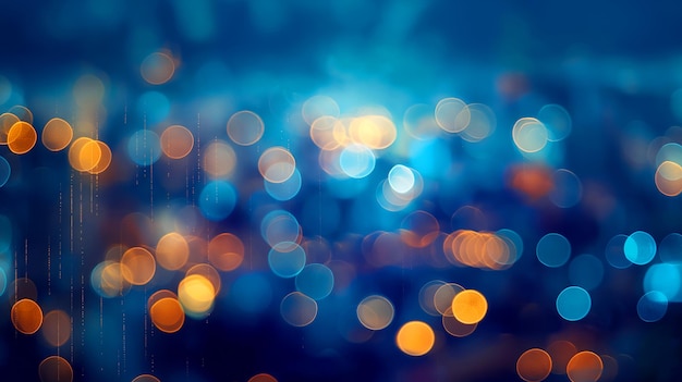 Foto city night light blur bokeh achtergrond