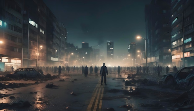 City Overrun Zombie Horde