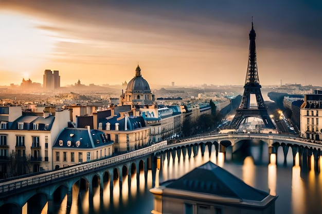 The city of paris is a beautiful place to visit