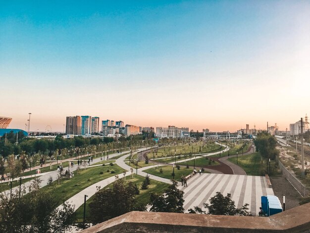 写真 ロシアのヴォルゴグラード市の公園