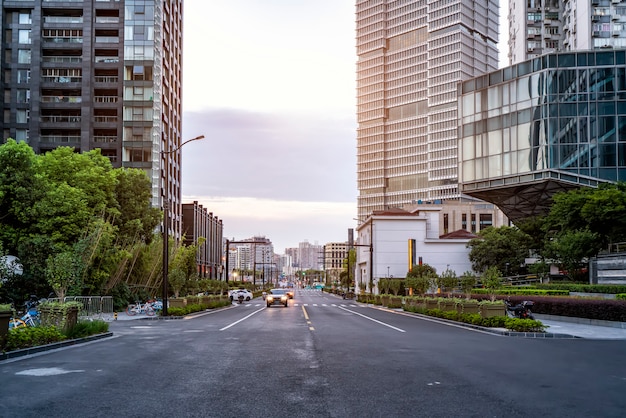 Foto strada di città