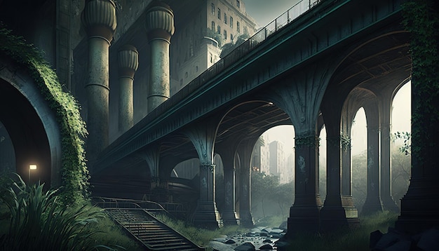 Among the city's viaduct