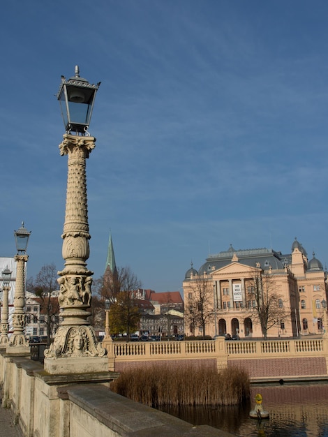 the city of Schwerin in Mecklenburg Vorpommern Germany