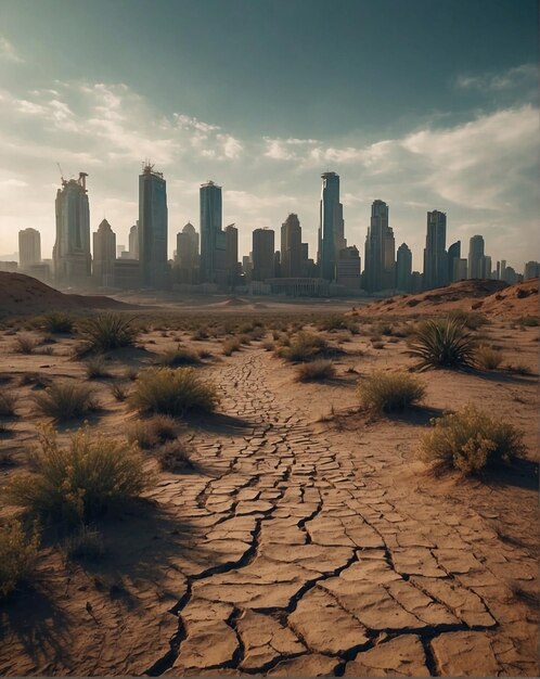 Foto orizzonte della città