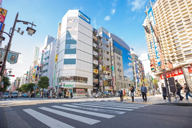 写真 空に照らされた街