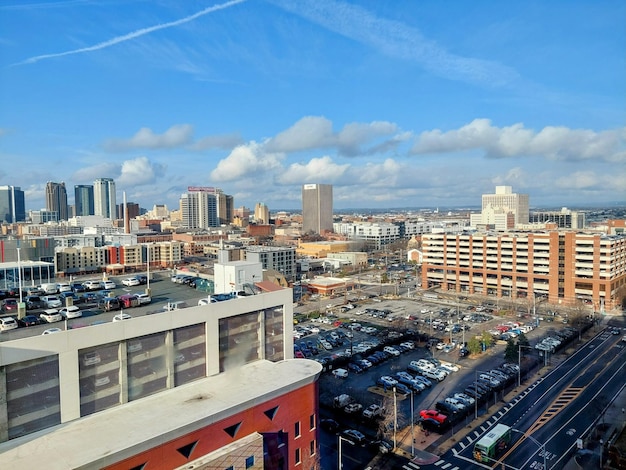 City street in birmingham