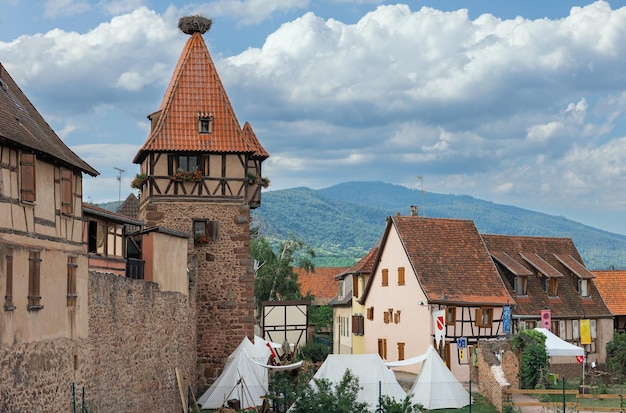 City streets Obernai Alsace