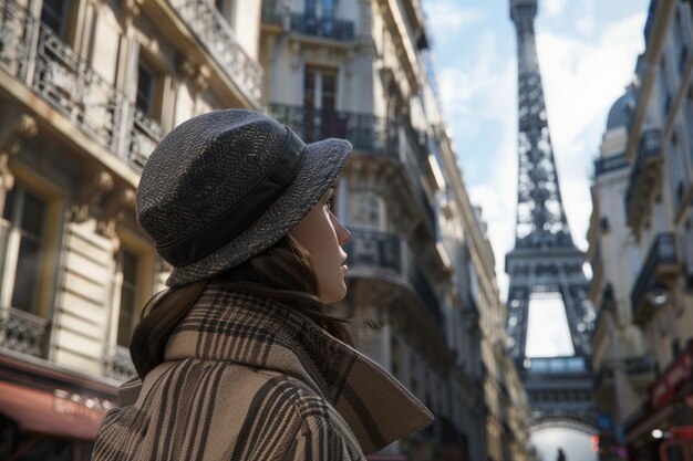 Photo city tour in a stylish beret