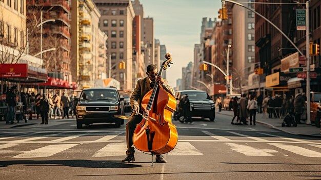 Foto le vibrazioni della città catturano l'energia e il ritmo nella fotografia della vita urbana